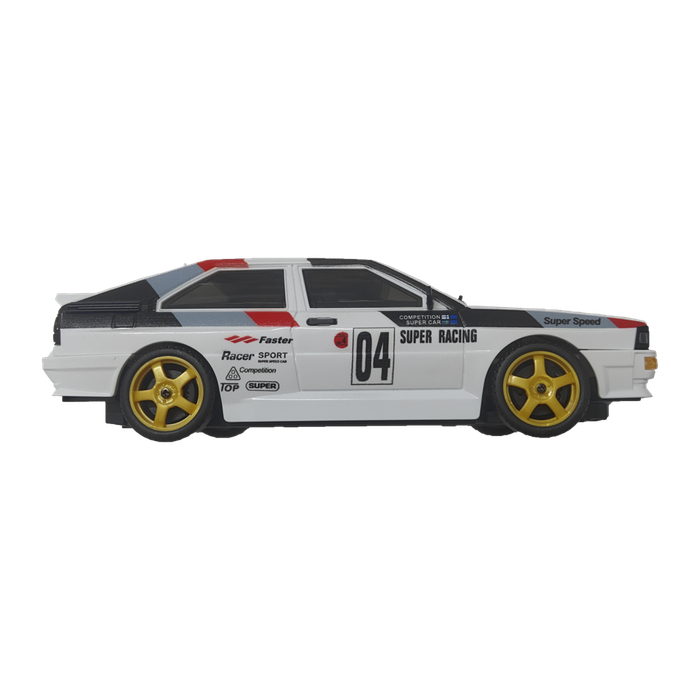 White - LDRC 2804 PRO RTR 1/28 2.4G RWD Drift RC Car Gyro LED Light On-Road Mini Full Proportional R