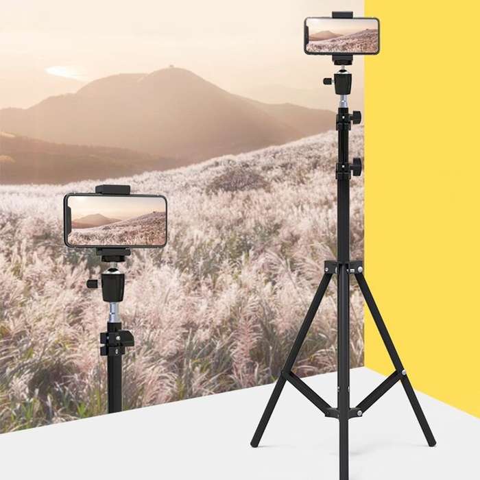 170cm Retractable - 54-170cm Adjustable Live broadcasting bracket Aluminum Alloy Multi-functional Se