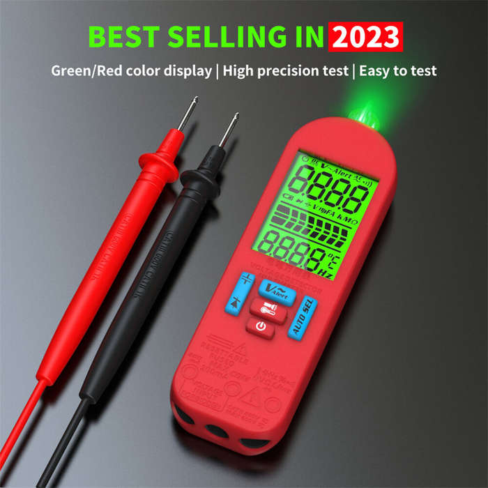 BSIDE A2 TechMaster TM-2000 Digital Multimeter Versatile Auto-Range Electrical Tester with LCD Displ