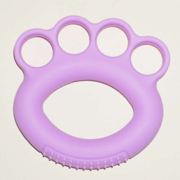 Blue - KALOAD 40-60lbs Hand Grip Strength Trainer Silicone Forearm Grip Workout Hand Gripper Five Fi