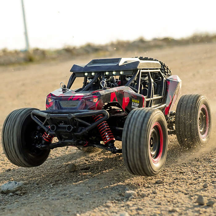 Black - JJRC Q141 1/16 2.4G 4WD Off Road High Speed RC Car Racing Desert Electric Vehicle Models w/