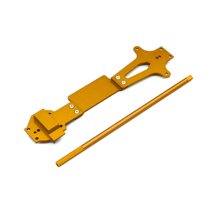 Gold - Upgraded Second Board Central Axle For Wltoys 144001 144010 144002 RC Car Parts