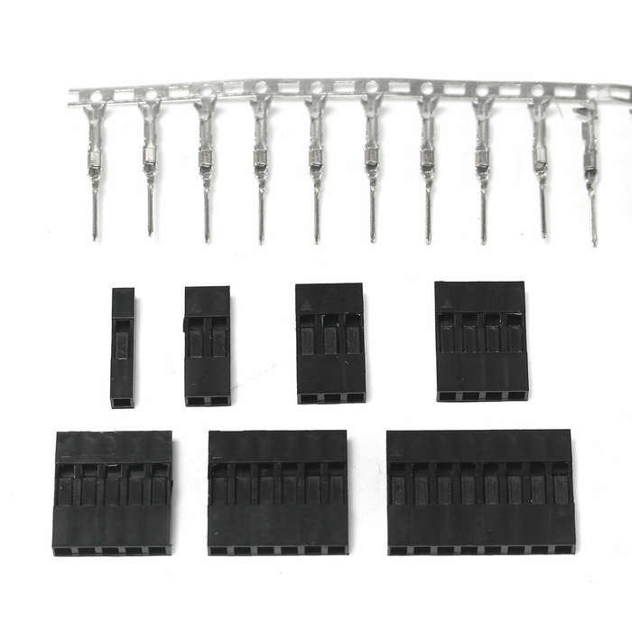 Geekcreit 310pcs 2.54mm Male Female Dupont Wire Jumper With Header Connector Housing Kit