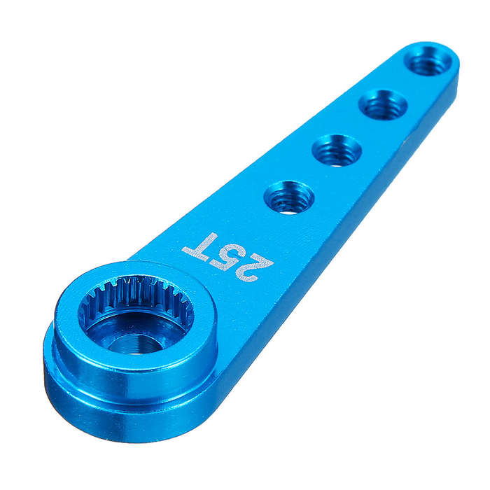 Blue - Aluminum Alloy 37mm 25T Steering Servo Horn Arm for RC Car Vehicles Modesl Spare Parts