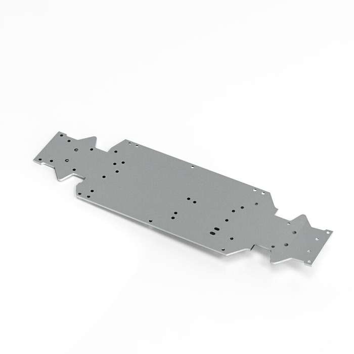 Grey - ZD Racing MT16 1/16 RC Car Parts Chassis Bottom Plate Aluminum Alloy Vehicles Models Spare Ac