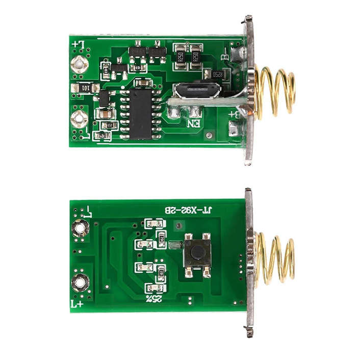 Micro USB Interface - 6-8.4V Dual Lithium Flashlight 10W LED Drive Board 3 Modes PCB Circuit Board D