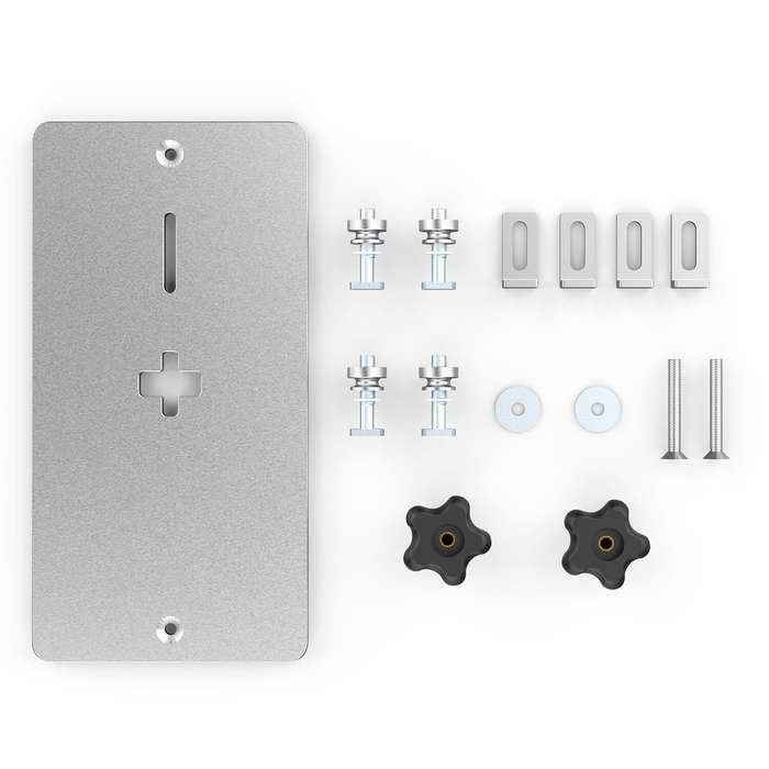 Grey - XIUYI Aluminum Alloy Jig Saw Table Electric Jig Saw Flip Board for Jig Saw Work