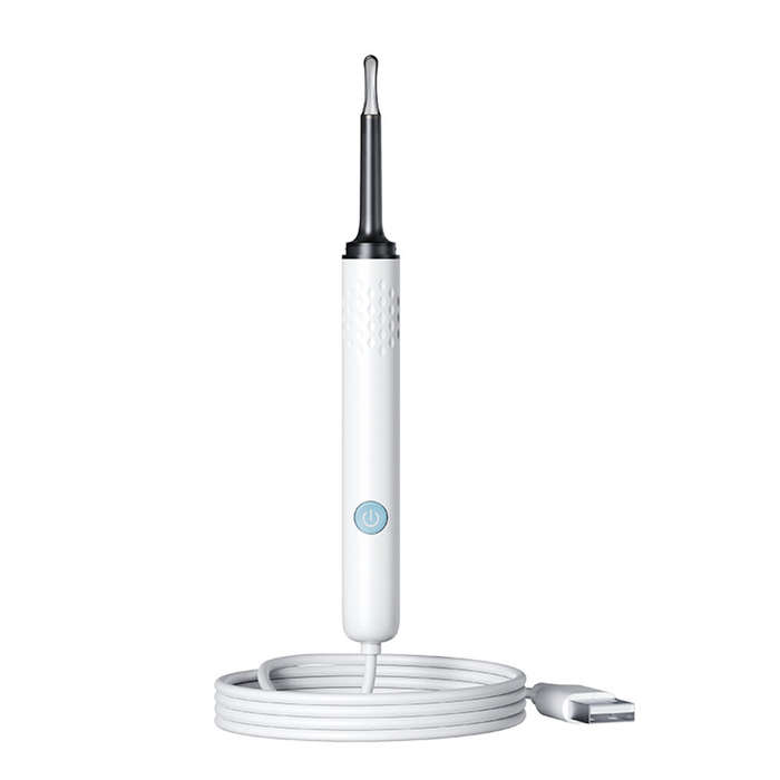 White - Smart Visual Ear Pick High Definition 5MP Camera Ear Spoon Endoscope Ear Digging Tool 360 Pr