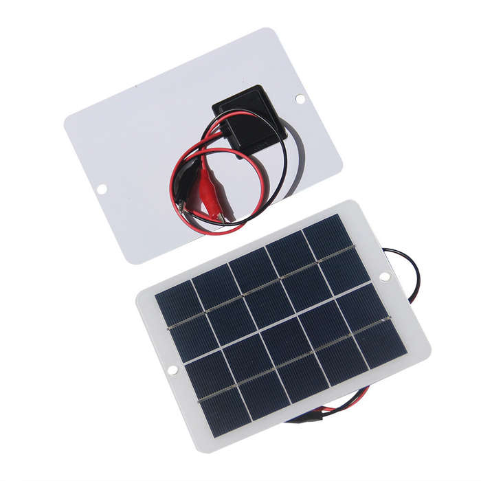 3W - 3W 5V Solar Charging Panel A Grade Polycrystalline Silicon 18.8% High Efficiency USB Output Tig