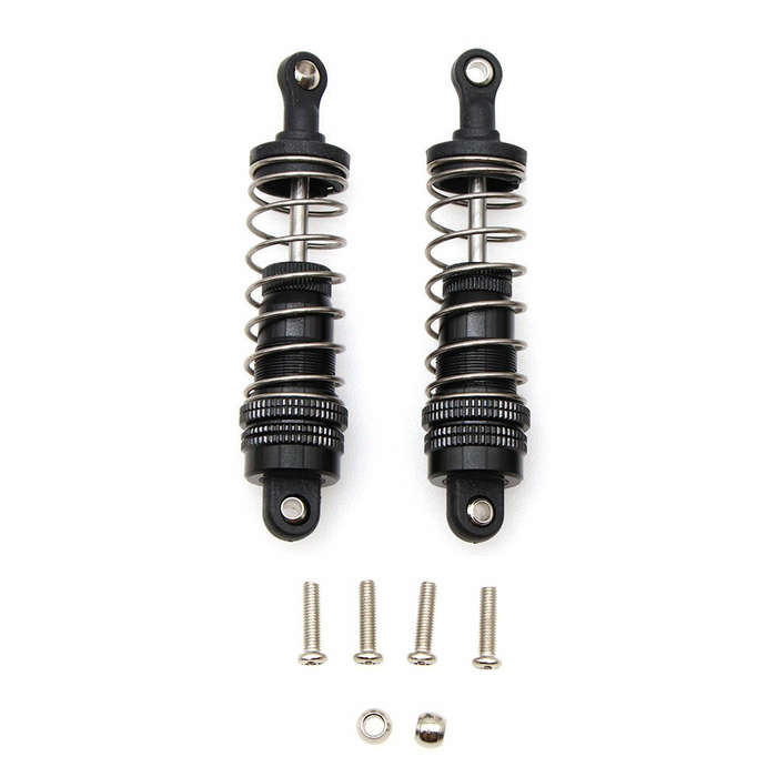 Blue - 2pcs Front Rear Metal Shock Absorber For Wltoys 144001 RC Car Parts