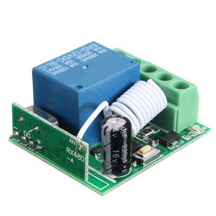 10pcs DC12V 10A 1CH 433MHz Wireless Relay RF Remote Control Switch Receiver Board