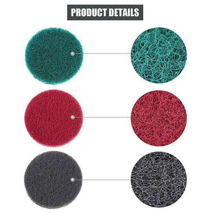 25PC/SET Electric Drill Brushes Brush Attachable for Cleaning Pool Tile Flooring Brick Ceramic Marbl