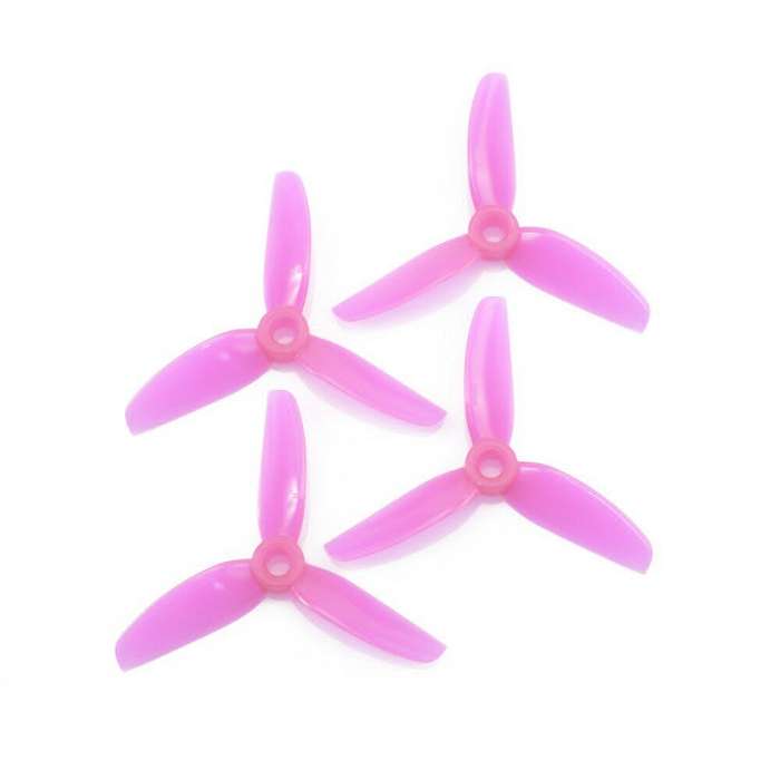 Pink - HQProp DP3X3X3 3-blade 3Inch Poly Carbonate POPO Propeller 2CW+2CCW
