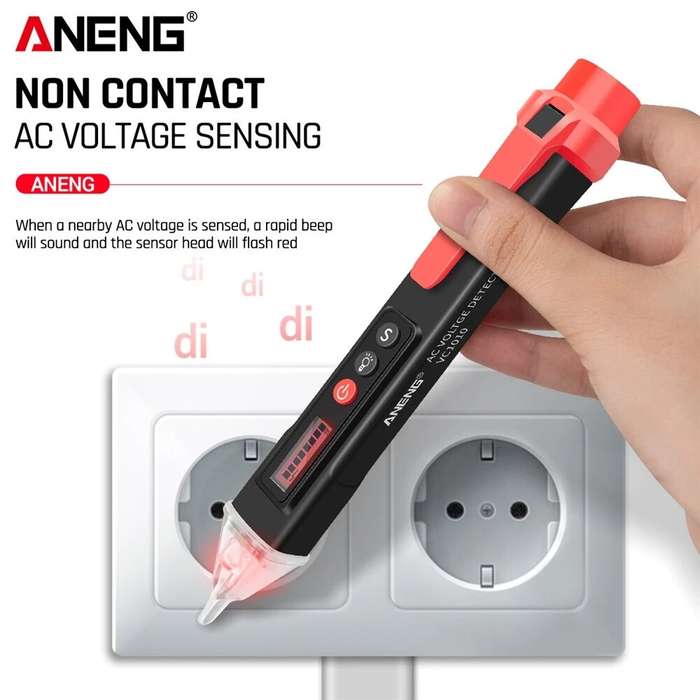 ANENG VC1010 Digital AC Voltage Tester Smart Non-Contact Test Pen 12-1000V Current Electric Sensor M