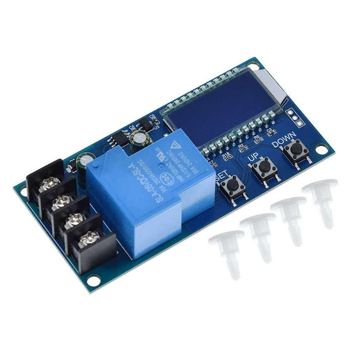 Blue - XY-L30A NC Battery Charging Control Module Digital 6-60V Voltage Regulator with LCD Display O