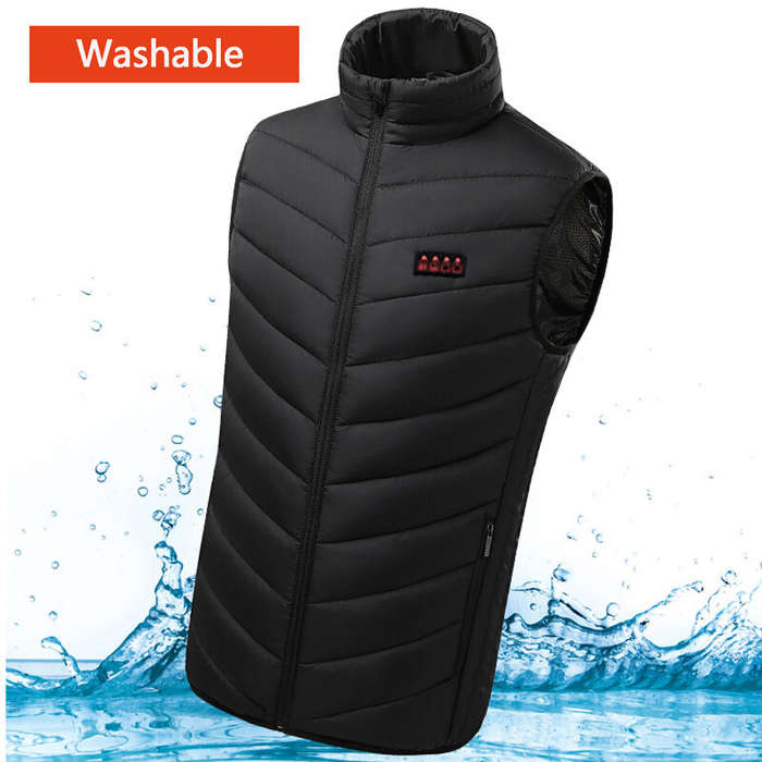 M - Motorcycle Heated Vest Intelligent Three Levels Of Temperature Adjustment Electric Heating Vest