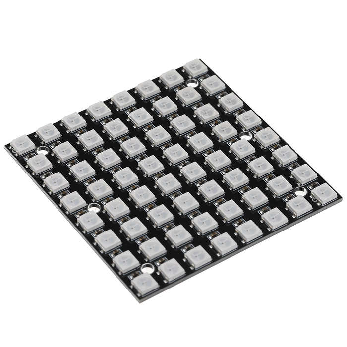 4Pcs WS2812 LED 5050 RGB 8x8 64 LED Matrix Built-in Full Color Driver Light Development Board for Ar