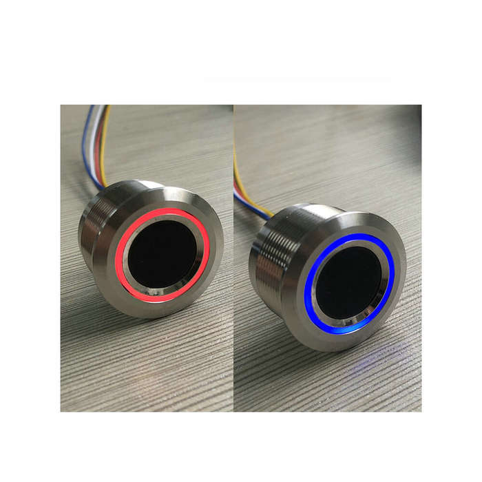 19mm - R503 Capacitive Fingerprint Module Sensor Scanner Circular Round Two-Color Ring Indicator LED