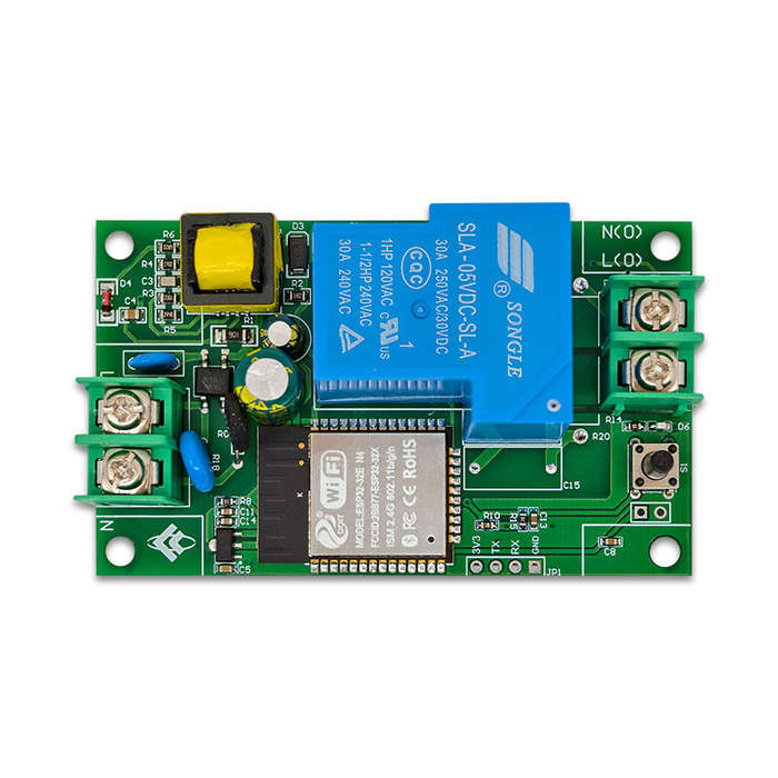 Board Only - ESP32 1 Channel AC220V Power Supply 30A WiFi bluetooth Relay Module Development Board