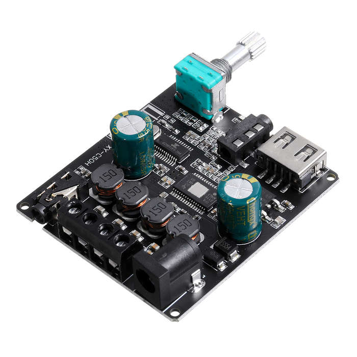 C50H TPA3116D2 2x50W AUX + bluetooth 5.0 HIFI Digital Power Stereo Amplifier Board AMP Amplificador