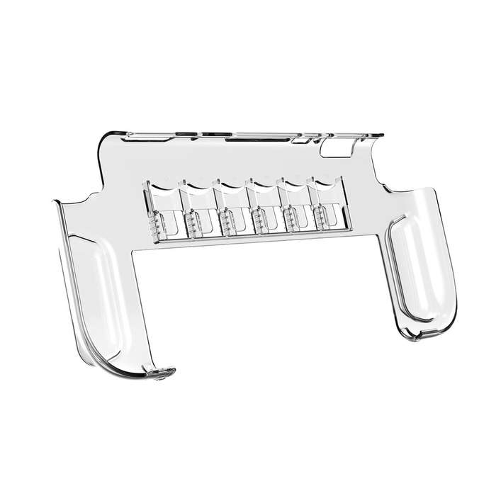 Transparent - TNS-3155 Silicone Gaming Console Protective Case Built-in Storage Game Card Slot Trans