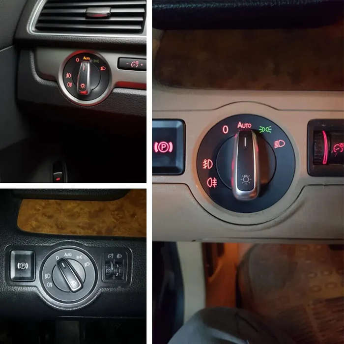 Car Headlight Switch Fog Light Knob For Golf Jetta MK5 MK6 GTI Passat B6 B7 CC Touran Tiguan 5ND9414