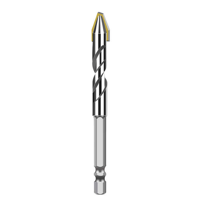 6mm - 10PCS 6mm Hex Shank High-Strength Eccentric Twist Drill Bits Skewed Head 6mm Cutting Diameter