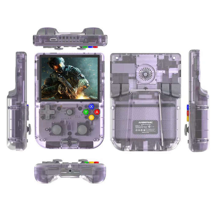 ANBERNIC RG405V 4G+128G Handheld Game Console with Hall Joystick 4 inches IPS Touch Screen Unisoc Ti