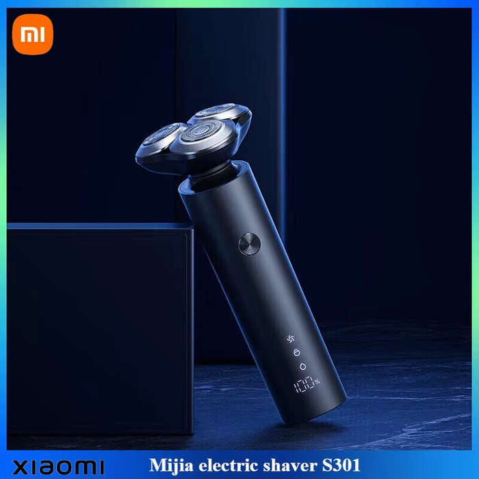Black - XIAOMI MIJIA S301 Men's Electric Shaver Beard Trimmer Machine Shaving Portable Flex Razor IP