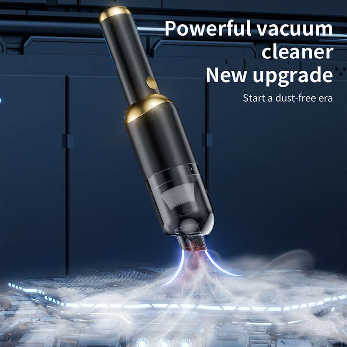White - Handheld Vacuum Cleaner P9 Car Vacuum Cleaner 6000mah Wireless Mini Portable Household Multi