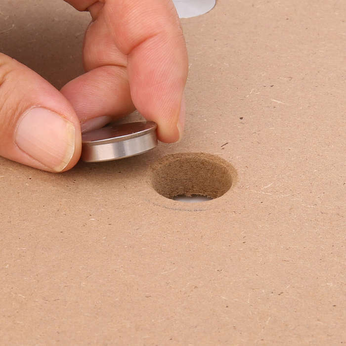 10PCS - HONGDUI Bench Top Protector Desktop Woodworking MFT System Dog Hole Protector Cover Pieces F