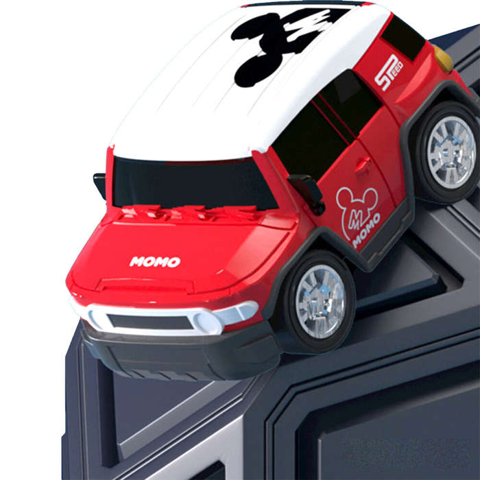 Red - 4DRC NEW C17 Mini Watch RC Control Car Hot Sales Children's Cute Cartoon Electric Car Small Co