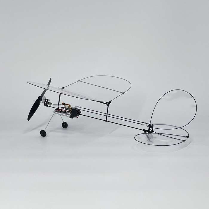 KIT+Motor - MinimumRC Butterfly T1 360mm Wingspan Carbon Fiber Film Ultra-light Indoor RC Airplane K