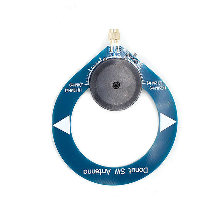 Donut Blue SW Antenna Miniature Loop Antenna with 4-24MHz Frequency Range and High Performance for S