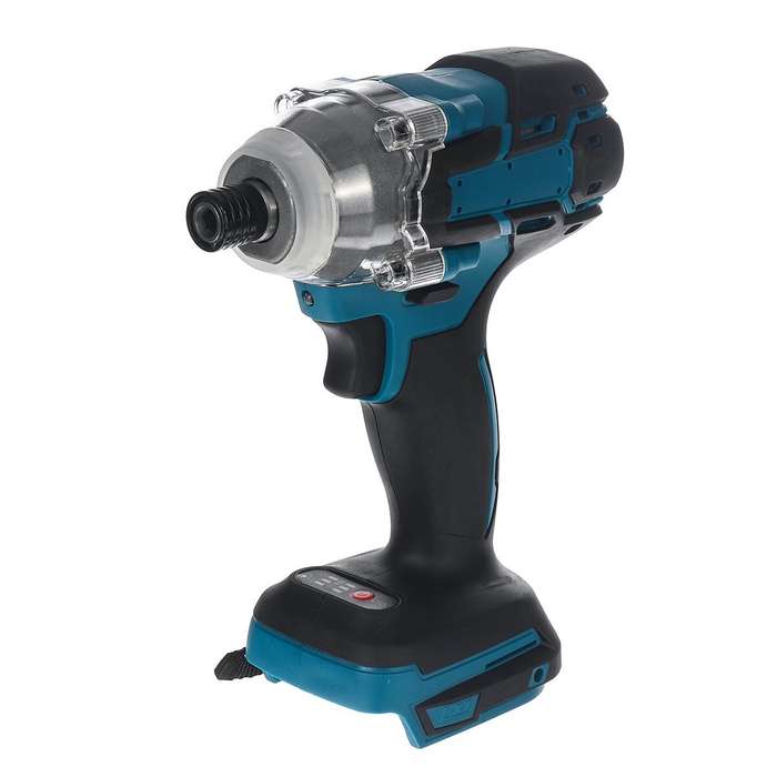 Blue - 3/8" Brushless Impact Wrench Cordless 550N.M High Torque For 18V Battery