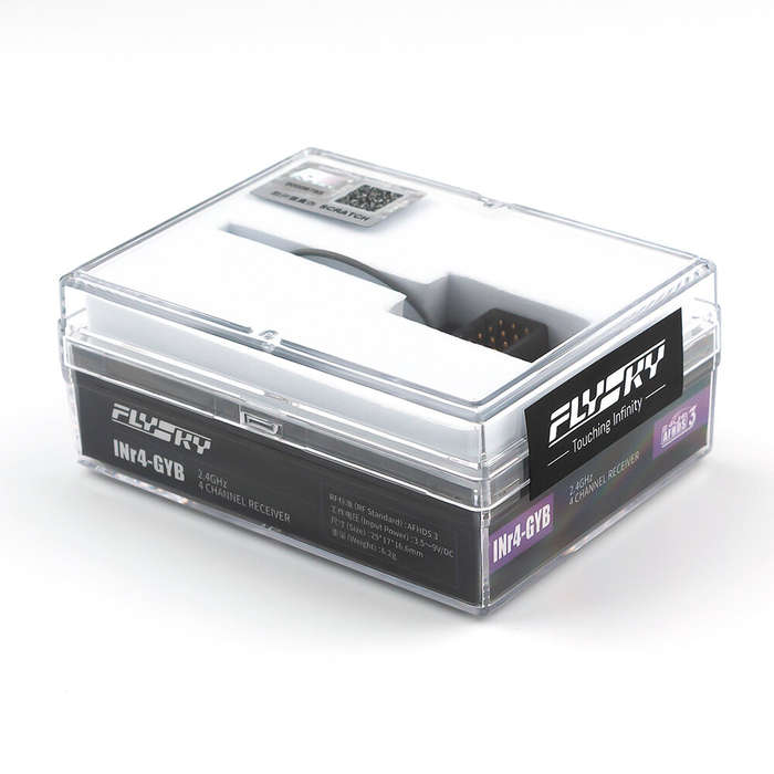 1pc - Flysky INr4-GYB 2.4GHz 4CH AFHDS 3 PWM/PPM/i-BUS2/S.BUS/i-BUS Out Put RC Receiver for FlySky N