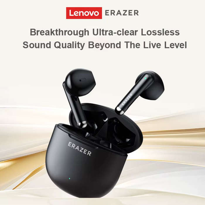 White - Lenovo Erazer XT97Pro TWS Earbuds Wireless bluetooth Earphone 13mm Speaker 360 Panoramic Sur