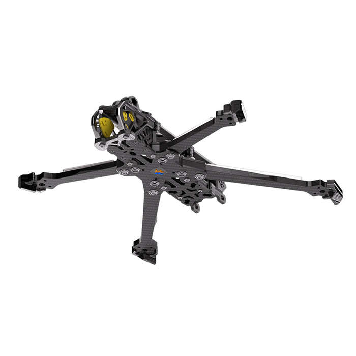 Yellow - FlyfishRC Volador II VD6 V2 260mm Wheelbase 6 Inch T700 Carbon Fiber Frame Kit Support DJI