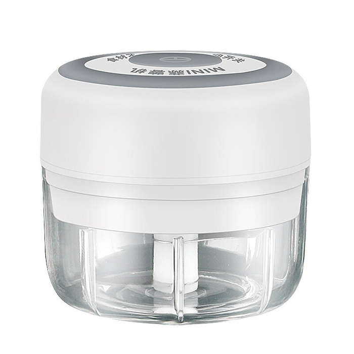 Green - 100ml Wireless Electric Garlic Masher Press Stirrer Chopper Rechargeable Onion Multi-functio