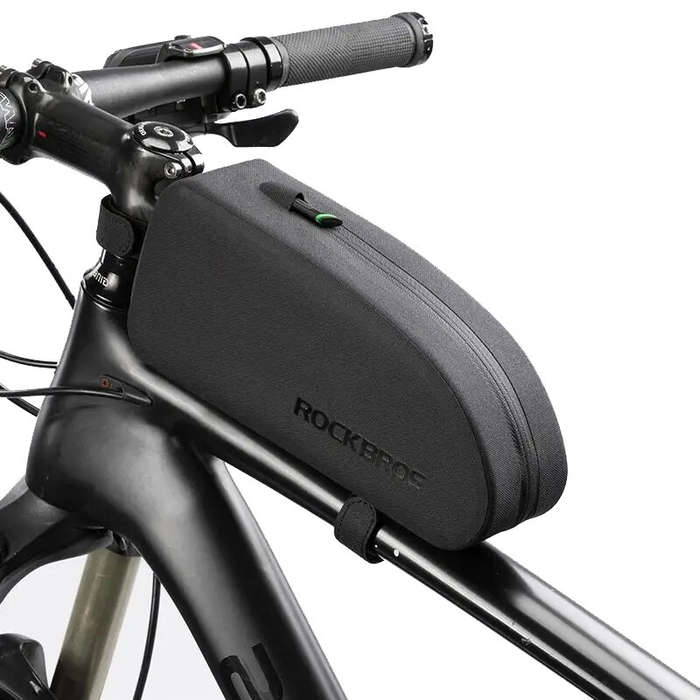 ROCKBROS Waterproof Bike Bag 1.6L Large Capacity Cycling Top Front Tube Frame Bag Bicycle Equipment