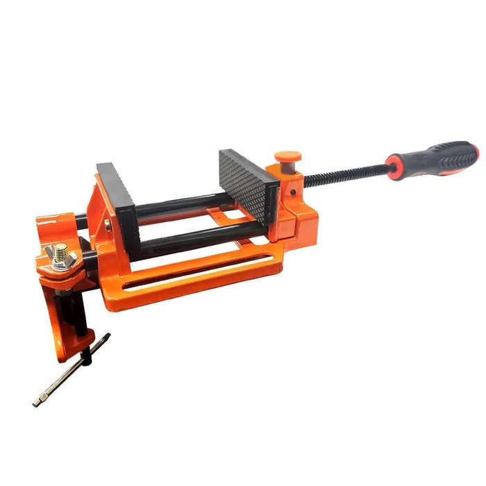 TYPE-A - Quick-Release 90mm Drill Press Bench Vice High Carbon Steel Soft Grip Handle Fully Assemble
