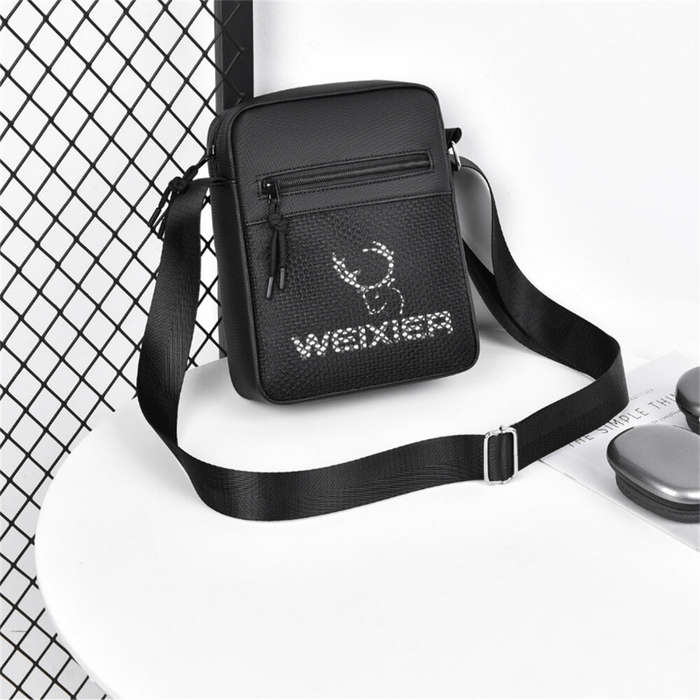 Blue - WEIXIER Men Crossbody Bag Waterproof Lightweight Fashion Casual Travel Single Shoulder Bag