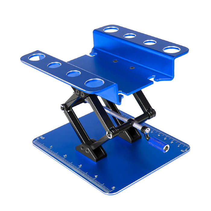 Black - RC Cars Tool Heightening Work Stand Assembly Platform Repair Station for 1/10 1/8 Crawler Ca