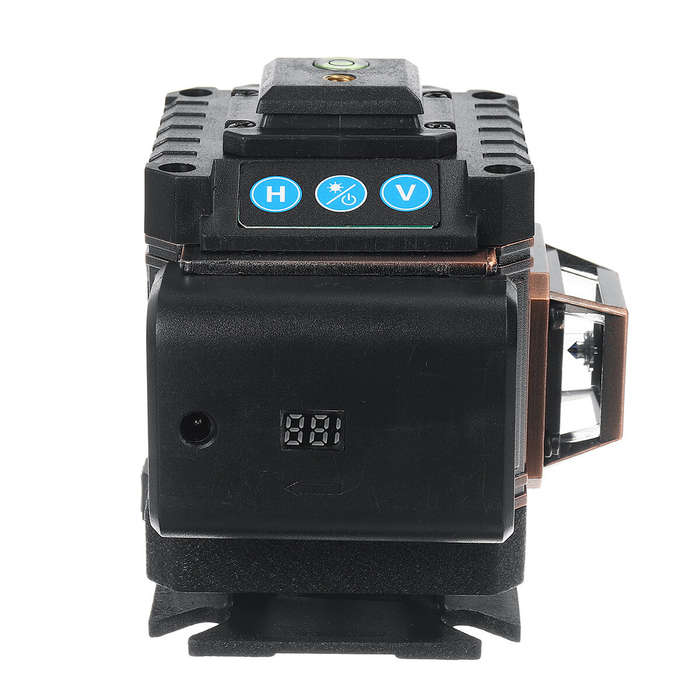 8/12/16Line Laser Level with Green Light Digital Self Leveling 360 Rotary Measure