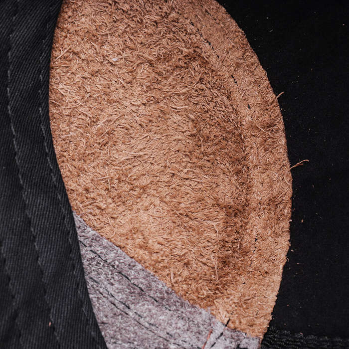 Mens Winter Warm Adjustable Genuine Leather Beret Caps Windproof Outdoor Top Layer Leather Trucker C
