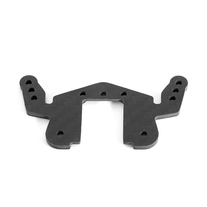 Black - Upgraded Carbon Fiber Rear Shock Absorber Bracket 3.0mm for Hotshot II Tamiya 1/10 2024 Vers