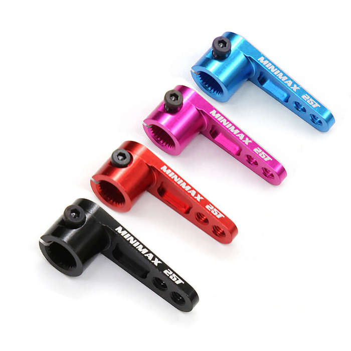 Pink - 25T Aluminum Alloy Heightened Steering Servo Arm Direction Rocker For Big Foot Off-Road Climb