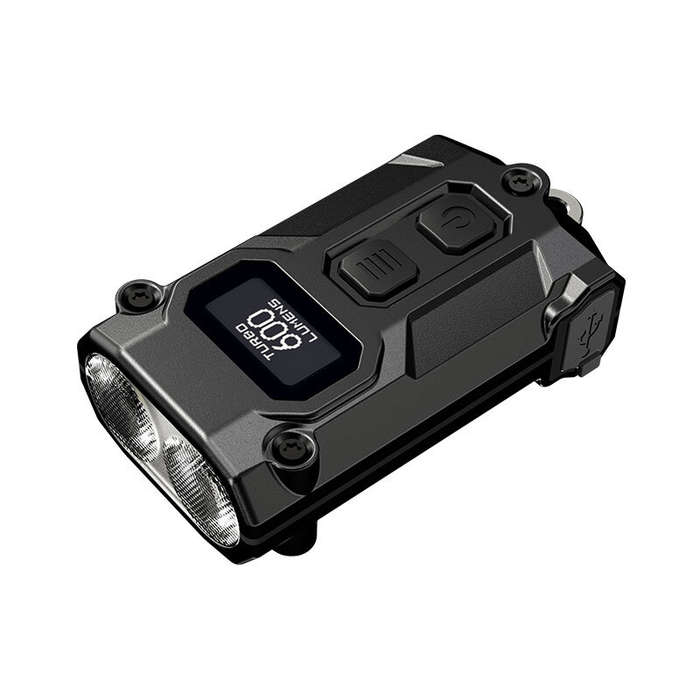 Grey - NITECORE TINI3 Intellgent 600 Lumens NiteLab MCT UHE LED Keychain Flashlight Multiple Color T