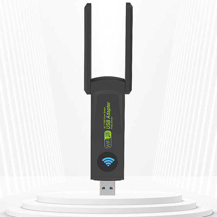 1300Mbps 2.4G/5G Dual Band USB3.0 WiFi Adapter Wifi Dongle USB Network Card Free Driver with Externa