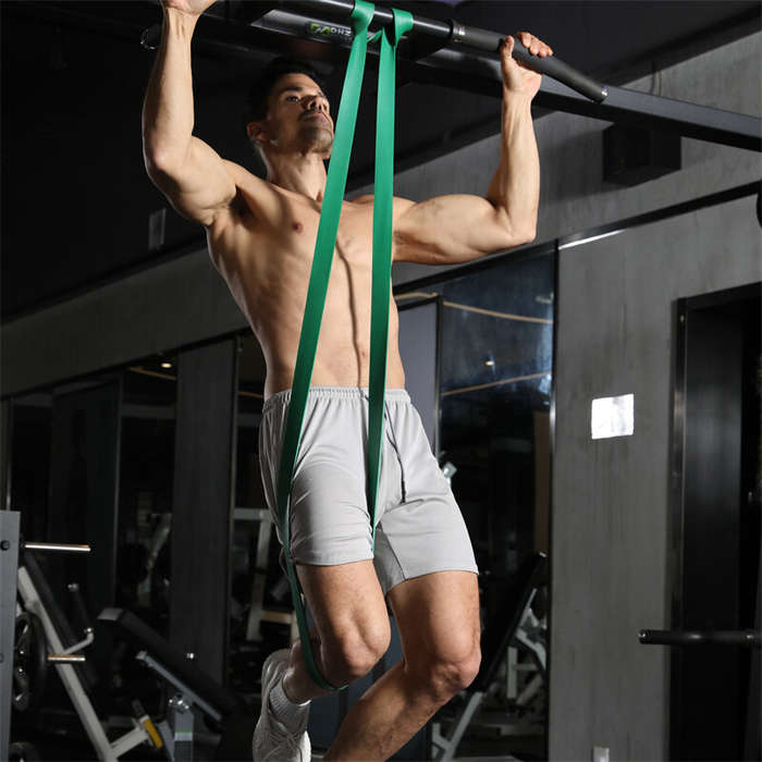 A - KALOAD 11pcs Heavy Duty Latex Resistance Band Exercise Elastic Band Set For Sport Strength Pull